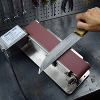 Affûteur de couteaux électrique automatique en acier inoxydable de qualité professionnelle avec fonction d'affûtage par courroie