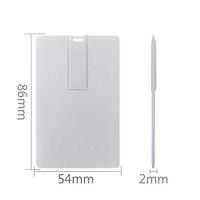 Clé USB en forme de carte de crédit 2 Go 4 Go 8 Go 16 Go, clé USB personnalisée en forme de carte de visite, clé USB en plastique, clé USB en forme de carte, clé USB de poche