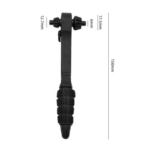 Adjustable Ratchet Wrench Set Metric Serrated Jaw Anti-Slip Handle Diy Household Tool - Product Image 2