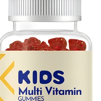 Gommes multivitaminées pour enfants, saveur fraise, vitamine D3 et mélange de minéraux, complément alimentaire, 60 gommes pour enfants