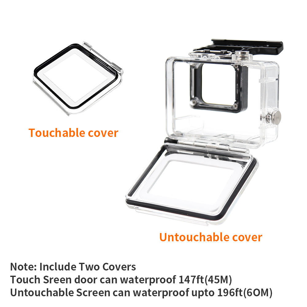 HONGDAK for GoPro 5 Accessories Protective Underwater 45M Waterproof Diving Housing Shell Case for GoPro Hero 5 Cameras