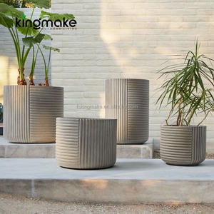 Pot de fleurs d'extérieur très vendu pour les terrasses et les balcons de restaurants haut de gamme, pot de fleurs pour <span class=keywords><strong>porte</strong></span> d'entrée, jardinière - Product Image 2