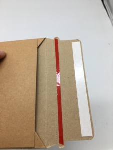 Enveloppe postale naturelle non pliable auto-scellante Enveloppe en carton brun <span class=keywords><strong>A4</strong></span> Kraft rigide séjour plat enveloppe livret d'emballage - Product Image 2