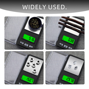 하이 퀄리티 전자 계량 저울 백색광 사용자 정의 OEM 디지털 포켓 저울 0.01g - Product Image 3