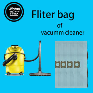 Sac à poussière jetable en papier biodégradable pour <span class=keywords><strong>aspirateur</strong></span>, filtre de remplacement pour <span class=keywords><strong>aspirateur</strong></span> robot Karchers Wd1/Mv1 - Product Image 4