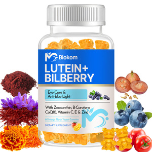 Oem Bosbessen Luteïne Ester Gummies Luteïne Gummy Snoepjes Luteïne Oogsupplement Voor Droge Ogen Verlichting Zicht Helderheid Maculaire Ondersteuning - Product Image 1