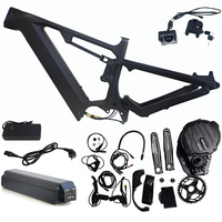 Rangka Sepeda Listrik Gunung (EMTB) Ringan Dengfu E22 Karbon dengan Motor Bafang M630 1000W dan Paket Baterai 48V 52V