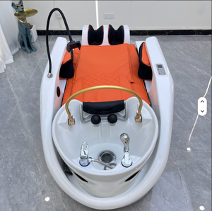 Lit de lavage automatique pour spa capillaire avec massage relaxant, circulation d'eau, chauffage, pompe et lavabo - Product Image 2