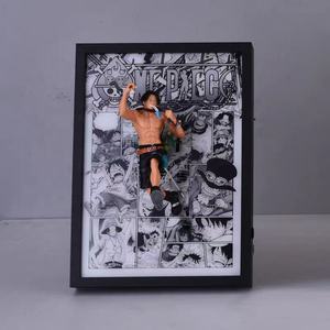 One Pieced 3D Luffy Zoro Saab Trois Frères Stéréographique Anime Figure Creative Design Peinture Meilleur Cadeau Pour Garçon Et Fille - Product Image 5