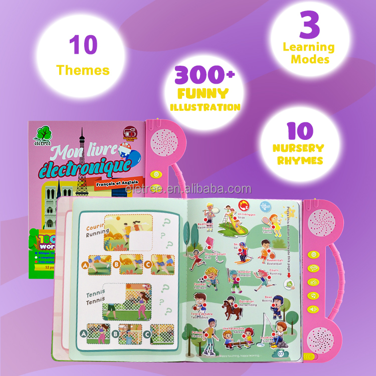 Intelligence Book Interactive Children Study Book | Musical English Educational Phonetic Learning Sound Book For Preschool Kids Study Guide Abc Learning E Book I215107929