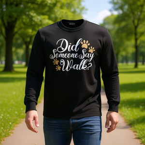 Camiseta de manga larga para pasear perros, camiseta linda para amantes de las mascotas - Product Image 3