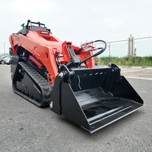 Tovisen V1000 Stand-on nhỏ gọn theo dõi bộ tải dòng chảy cao <span class=keywords><strong>Mini</strong></span> Skid chỉ đạo Bộ nạp 25HP skidsteer EPA Kubota động cơ Skid steers - Product Image 2