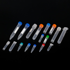 Disposable <b>Plastic</b> Centrifuge <b>Tubes</b> With Caps Pointed Bottom For Lab Hospital School Use - Product Image 3