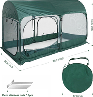Poulaillers portables, enclos à poulets pliables, cage pour petits animaux, enclos carré pour l'élevage des poussins, enclos à coqs portable