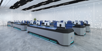 Kehua Fuwei Console centrale d'opérations réseau Console de surveillance multi-écrans
