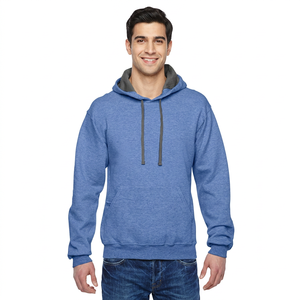 Unisex Luxury Cotton Hoodies Custom Logo Print Solid Pattern Embroidery Heavyweight Fleece Tracksuit Casual Casual for Men Bulk - Product Image 1