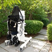 Exosquelette robotique pour l'entraînement à la marche |   Robot de marche pour membres inférieurs |   Dispositif de Neuroreadaptation |   Modes actif et passif