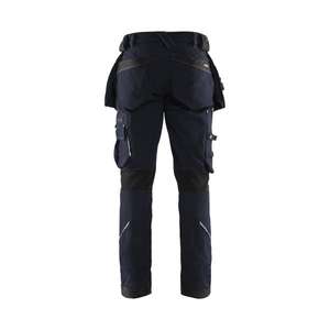 BLAKLADER - 199816448699D116 Pantalon Craftsman extensible dans les 4 sens X1900 Marine foncé/Noir-PANTALON DE TRAVAIL EAN 7330509686539 - Product Image 2