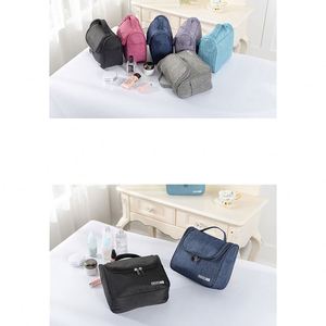 Sac à cosmétiques de grande capacité, imperméable, portable, trousse de toilette, vente chaude, sac à maquillage pour les vacances - Product Image 5
