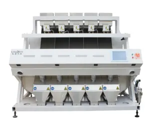 Máquina clasificadora de semillas de arroz blanco, fabricante de máquinas clasificadoras de guisantes de visión de precisión Longbow