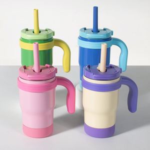 แก้วน้ำสแตนเลสสตีล 304 ขนาด 14 ออนซ์ แบบสุญญากาศ ผนังสองชั้น พร้อมฝาปิดและหลอดดูด สำหรับเครื่องดื่มร้อนเย็นขายดี - Product Image 1