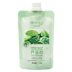 BIOAQUA ODM <span class=keywords><strong>Gel</strong></span> d'<span class=keywords><strong>aloe</strong></span> <span class=keywords><strong>vera</strong></span>, fabricant de masques de beauté, masques faciaux hydratants, soins de <span class=keywords><strong>la</strong></span> peau, masque facial en feuille - Product Image 5