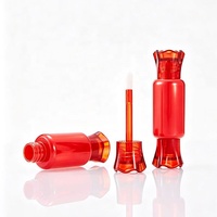 Offre Spéciale – Emballage Cosmétique Personnalisé – Tubes de Brillant à Lèvres en Forme de Bonbon 8ML Couleurs Assorties – Tubes de Rouge à Lèvres Vides Transparents/Rose/Rouge