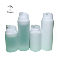 Nouvelle conception d'emballage, flacon cosmétique sans air en PP de 30 ml, 50 ml, 80 ml, 100 ml, 120 ml, 150 ml, flacon pompe sans air hermétique pour crème corporelle