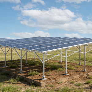Sistema de Montaje de Paneles Solares de Aluminio de Alta Calidad para Invernaderos, Naves Agrícolas y Campos de Cultivo, Resistente a la Carga del Viento - Product Image 5