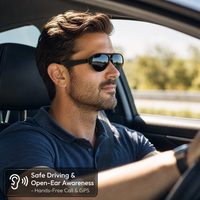Lunettes audio intelligentes IA pour Android avec écran tactile et caméra pour traduction Bluetooth – Prix compétitif – Usine OEM et ODM