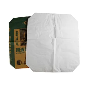50kg 25kgクラフト紙PPウーブンバルブバッグセメント用の異なる寸法