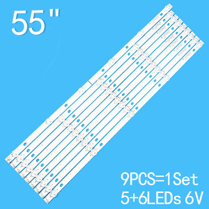 แถบไฟ LED ทีวีสำหรับ JS-D-JP55DM-B51EC 55DM1000/300MA-1BIN/FHD-8S JS-D-JP55DM-A51EC 55DM1000 8B+1A - Product Image 1