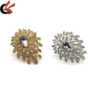 <span class=keywords><strong>Portatovaglioli</strong></span> per hotel in cristallo di alta qualità in oro e argento - Product Image 6