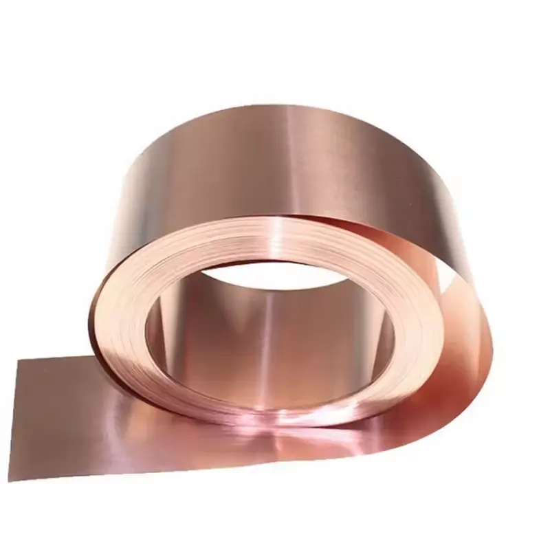 Bobine/bande de cuivre de haute qualité C11000 C12000 de 1mm 2mm d'exportation pour la fabrication mécanique