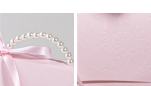 DAMAI Wedding Candy <b>Boxes</b> - Foldable <b>Bridal</b> Favors Creative Party Rectangle Gift Packaging for Paper Pearl Handbag <b>Boxes</b> - Product Image 5