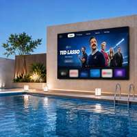 Écran LED 4K couleur plein spectre 5500 cd pour extérieur, idéal pour piscine, jardin, soirées cinéma, cinéma en plein air, mur vidéo LED