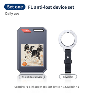 Localizador de Equipaje F1 con Tinta Electrónica, Compatible con <span class=keywords><strong>Apple</strong></span> Find My 5 3, Dispositivo Antipérdida, Tarjeta NFC, Llavero Inteligente y Portátil - Product Image 3