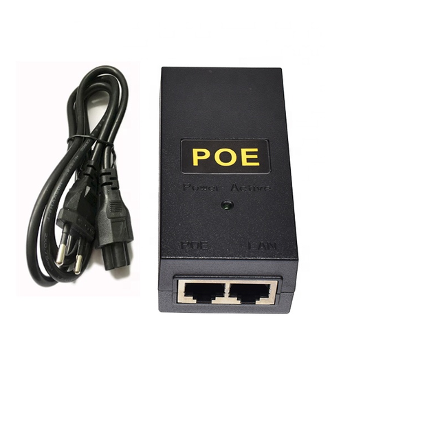 Desktop DC 12V POE Injector Power Supply 12V 2A 3A 24W 36W for IP Cameras IP Phone