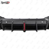 Lèvre arrière en fibre de carbone pour Ford Mustang, compatible avec le modèle CMST a de la Ford Mustang 2024+, lèvre arrière en fibre de carbone