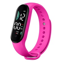 Montre connectée LED à écran tactile 2025 pour hommes et enfants, bracelet électronique étanche, montre numérique LED