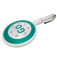 Panneau de signalisation LED double face portable Go & Stop Flèche clignotante Panneau d'avertissement Stop Go Signal lumineux