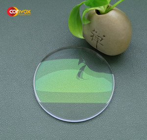 Chất lượng cao nhà máy <span class=keywords><strong>1.61</strong></span> chỉ số cao HMC lớp phủ màu xanh lá cây ASP nhãn khoa ống kính quang học - Product Image 2