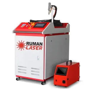 Online Support 2000w Metal Cw Fiber Laser Cleaning Machine For Metal Rust Oil Pain Stain Removing