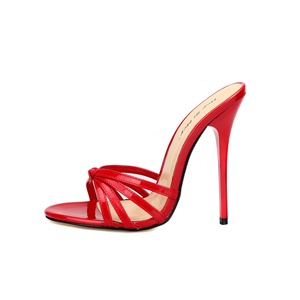Sandales compensées à talon aiguille de 13 cm, pointure extra-large 37-48, avec boucle à l'orteil, pour hommes et femmes, été, sexy, respirantes et rafraîchissantes - Product Image 4
