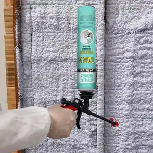 Una parte isolamento termico e acustico di alta qualità schiuma spray in poliuretano pu di facile utilizzo