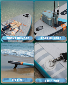 Nouvelle conception, vente en gros, best-seller, planche de surf <span class=keywords><strong>gonflable</strong></span> 11'6"*35"*6" avec accessoires haut de gamme <span class=keywords><strong>pour</strong></span> débutants polyvalents - Product Image 6