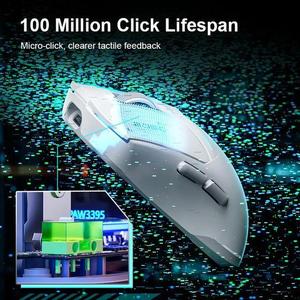 Infico IN10 Mini <span class=keywords><strong>Mouse</strong></span> Wireless leggero 39G RGB Tri-mode PAW3395 26000DPI 650IPS bassa latenza 8K per eSport ufficio di gioco - Product Image 5