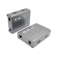 Xput TCP IP HDMI KVM Extender sur CAT5e CAT6 Max 250M 1080P avec télécommande IR bidirectionnelle, clavier, souris, audio, vidéo et réseau USB
