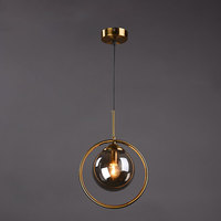 Zèle Éclairage E27 Lustre Suspendu Cuisine Restaurant Moderne Globe En Verre Rond Bulle Boule Pendentif Lumière
