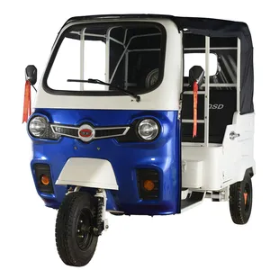 Rickshaw eléctrico Tuk para Taxi, 3 ruedas, para 3 pasajeros, proveedor de fábrica China